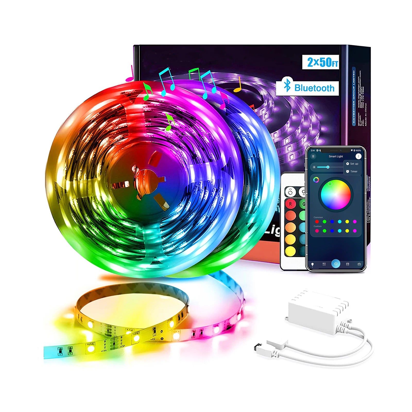 RGB LED Strip Light 100ft