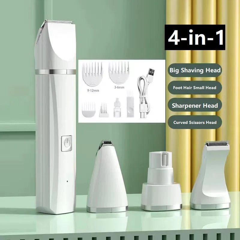 4-in-1 Electric Pet Grooming Kit