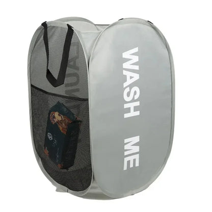 Foldable Mesh Laundry Basket