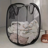 Foldable Mesh Laundry Basket