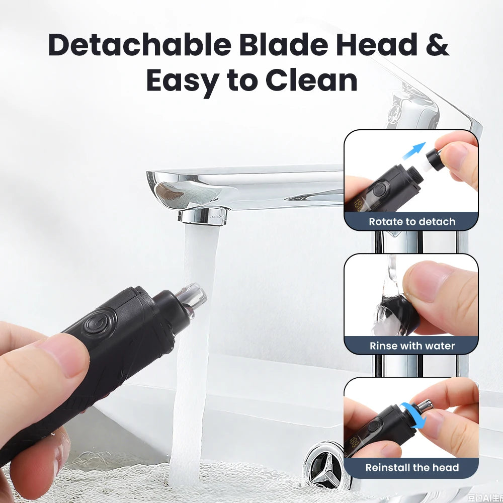 USB Rechargeable Nose Hair Trimmer