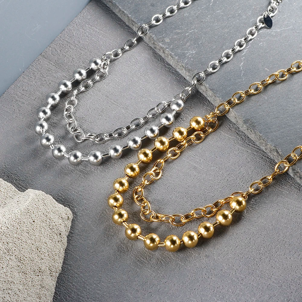 Steel Ball Chain Necklace