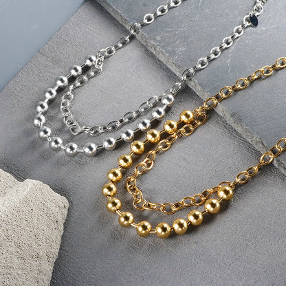 Steel Ball Chain Necklace