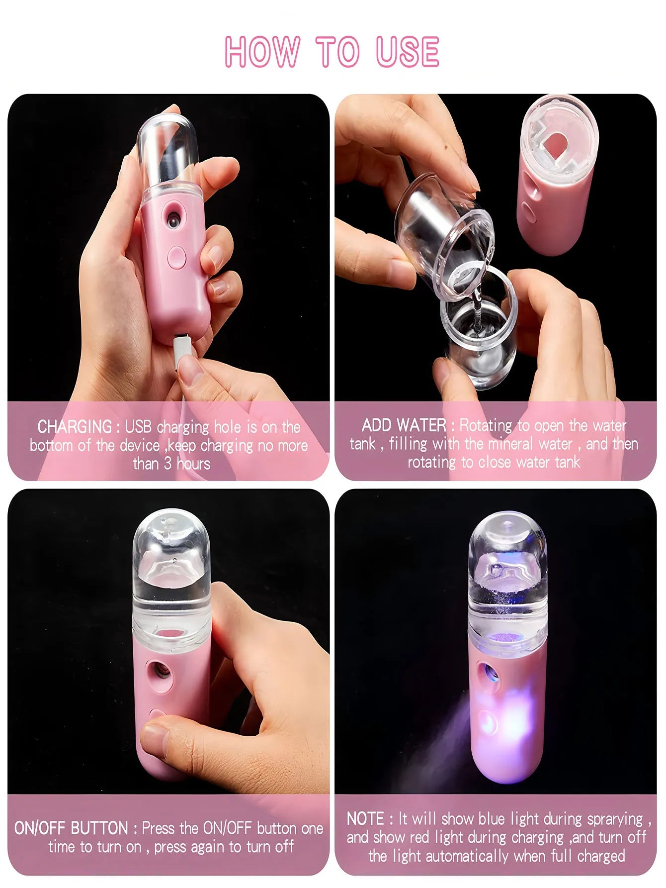 USB Facial Mist Steamer