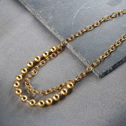 Steel Ball Chain Necklace