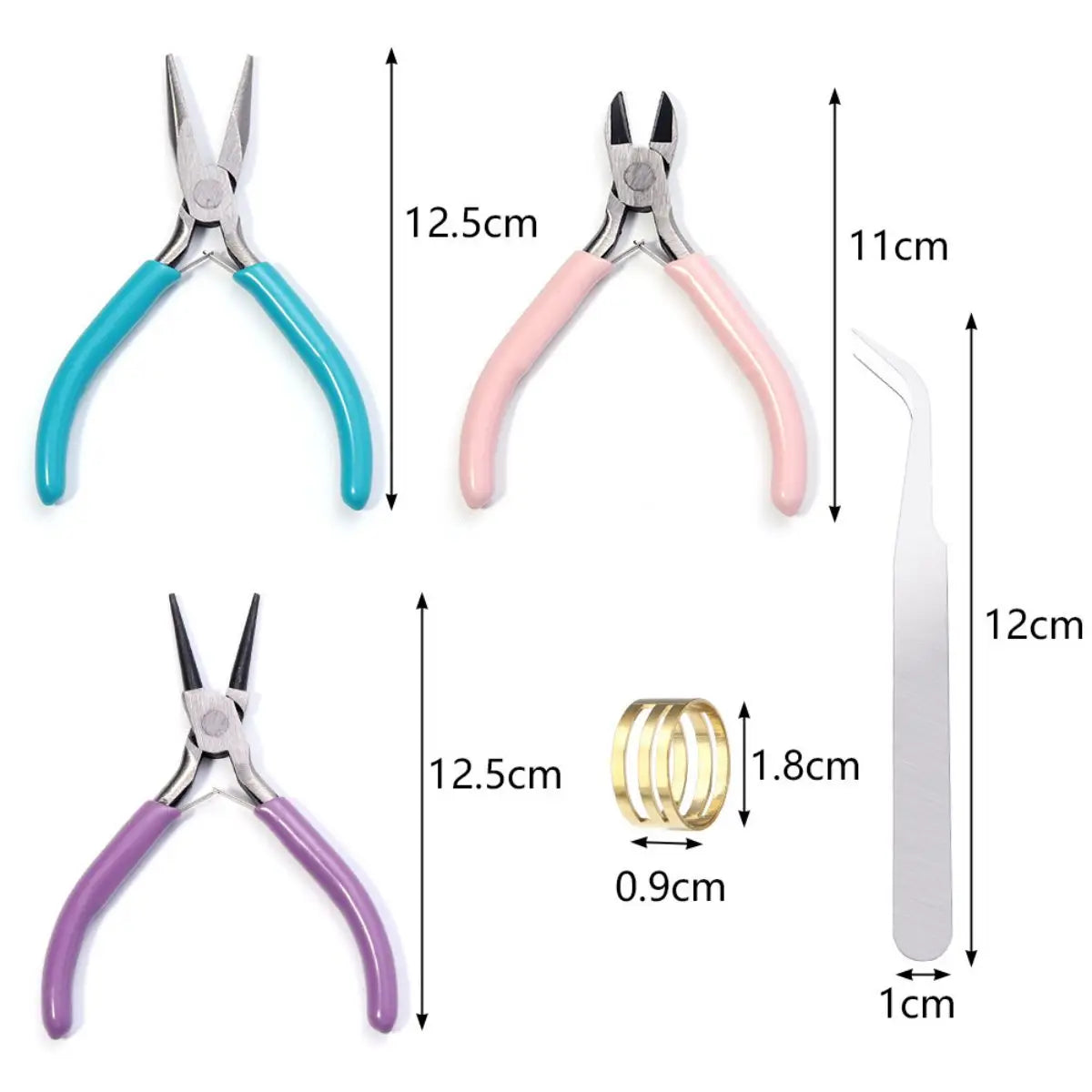 3-Piece Metal Pliers Tool Set