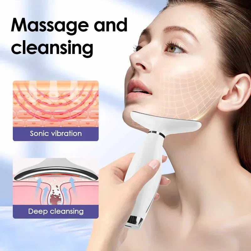 7-Color LED Face & Neck Massager